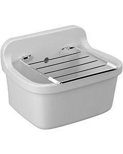 Vitra Options Vitra sink 6109B003-0012 43x37cm, with overflow / without tap hole, white