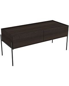 Vitra Equal base cabinet 64112 102 x 42 cm, wall-hung, 2 pull-outs, with body elm