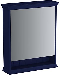 Vitra Valarte LED-Spiegelschrank 65792 63x17x76, rechts, 1 Spiegeltür, Korpus stahlblau, lackiert