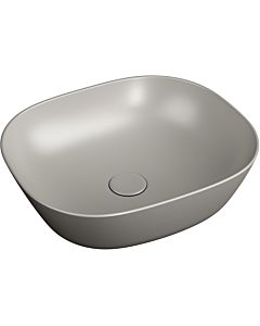 Vitra plural bowl 7810B420-0016 45 x 38 x 13.5 cm, matt taupe, flat, rectangular, without overflow / tap hole