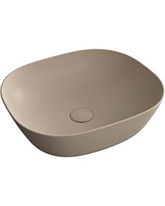 Vitra plural top bowl 7810B474-0016 45 x 38 x 13.5 cm, matt clay, flat, rectangular, without overflow / tap hole