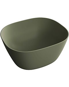 Vitra plural top bowl 7811B475-0016 45 x 38 x 13.5 cm, moss matt, high, rectangular, without overflow / tap hole