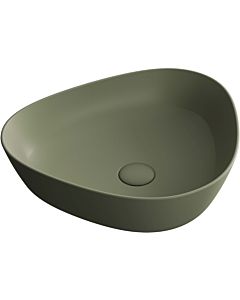 Vitra plural bowl 7812B475-0016 47 x 40 x 13 cm, matt moss, asymmetrical, without overflow / tap hole