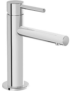 Vitra Origin basin mixer A42556 projection 125mm, single hole installation, without pop-up waste, chrome