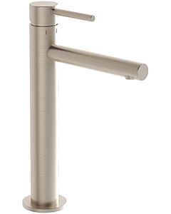 Vitra Origin basin mixer A4255734 projection 145mm, without pop-up waste, for free-standing countertop basin, brushed nickel