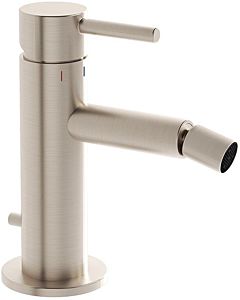 Vitra Origin bidet mixer A4255934 projection 105mm, with pop-up waste, single hole installation, brushed nickel