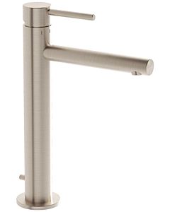 Vitra Origin basin mixer A4256934 projection 145mm, with pop-up waste, for free-standing countertop basin, brushed nickel