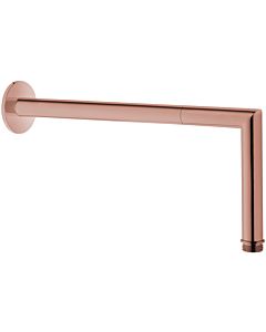 Vitra Origin wall bracket A4263126 projection 335mm, for shower head, 90 degree angle, copper