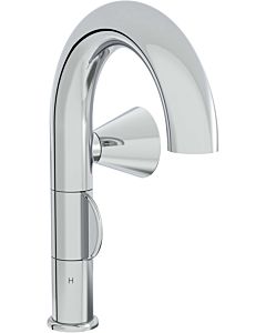 Vitra Liquid basin mixer A42749 projection 175mm, single hole installation, without pop-up waste, chrome