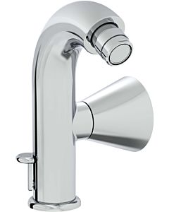 Vitra Liquid Bidet single lever mixer A42758 projection 95mm, single hole installation, with pop-up waste G 2000 2000 /4, chrome