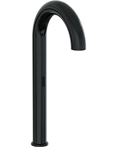 Vitra Liquid Touchless mitigeur lavabo A4277439 saillie 175 mm, installation monotrou, sans garniture de vidange , à piles (6 V), noir brillant