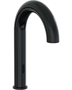 Vitra Liquid Touchless single lever basin mixer A4278839 projection 175mm, single hole installation, without pop-up waste, for mains connection (230 V), black high gloss