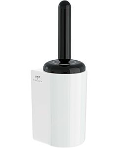 Vitra Liquid WC brush set A4456639 130x130x4157mm, wall mounting, brush handle and cover black high gloss