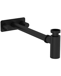 Vitra plural design siphon set A4515936 matt black, with corner valves on the left and right