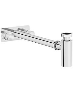 Vitra plural design siphon set A45159 chrome, with corner valves on the left and right