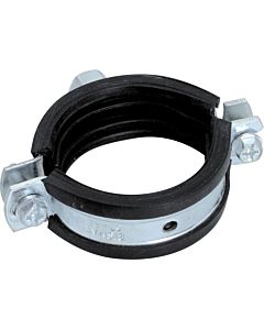 Walraven Bismat two-screw clamp 3403141 133-141mm, M 8/10, steel, electrolytically galvanized, with sound insulation