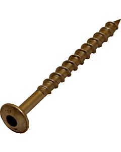 Wolf AluPlus wood screw set 2485016 8 x 120 mm, for rebate tile roof hooks, 50 pieces