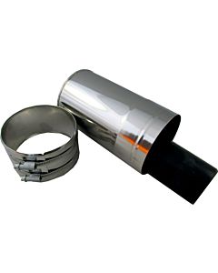 Wolf Cob mouthpiece 2651915 DN 60/100, 290 mm, for air / exhaust pipe, stainless steel / polypropylene