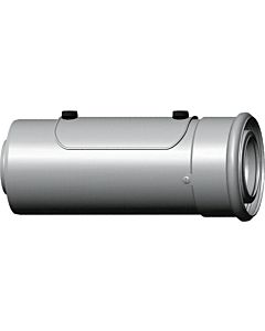 Wolf Cob air / exhaust pipe 2651729 DN 60/100, 250 mm, pluggable, with inspection opening, white