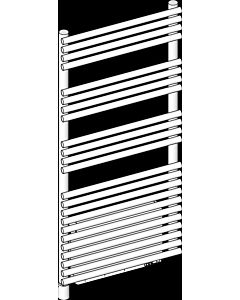 Zehnder forma designer electric radiator ZF130250AW00000 LFE-120-050/IPS, 1230 x 496 mm, anthracite gray, RAL 7016