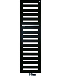 Zehnder Metropolitan Bar radiateur sèche-serviettes design ZM101640B300000 MEP-180-040, 1750 x 400 mm, noir de jais, RAL 9005