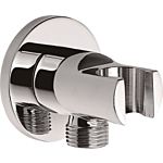 Fukana stile wall connection bend 25517750 chrome, round, with Halter , 2000 / 2 &quot;
