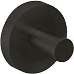 Herzbach Deep Black Handtuchhaken 23.819000.1.12 32 mm, schwarz matt, Wandmontage
