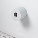 Keuco Reva toilet roll holder 12863370000 matt black, roll width 100/120mm