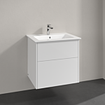 Villeroy & Boch Finero vanity unit S00501DHR1 including washbasin, Glossy White , 2 drawers
