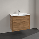 Villeroy & Boch Finero Bathroom furniture Vanity unit with Kansas Oak vanity unit, 2 drawers