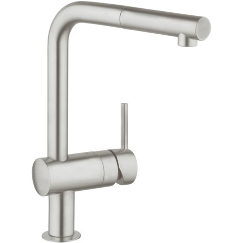 GROHE Single-lever kitchen mixer 1/2" 32168DCO  pull out spray