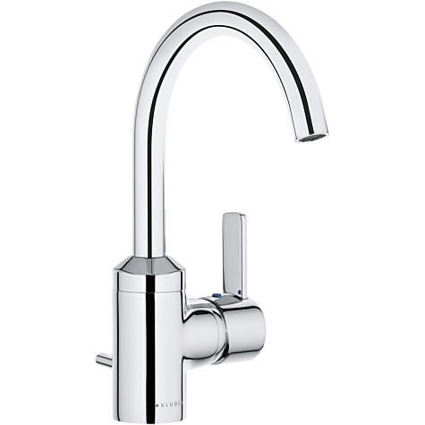 Kludi Zenta faucet 382550575 chrome, swivel spout, with pop-up waste