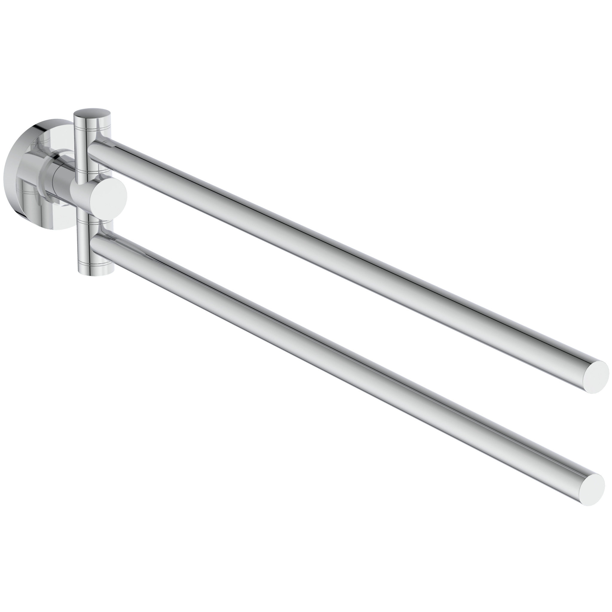 Sopomarkt24 Handtuchhalter 2-armig - Platzsparende Stange Für Bad & Küche