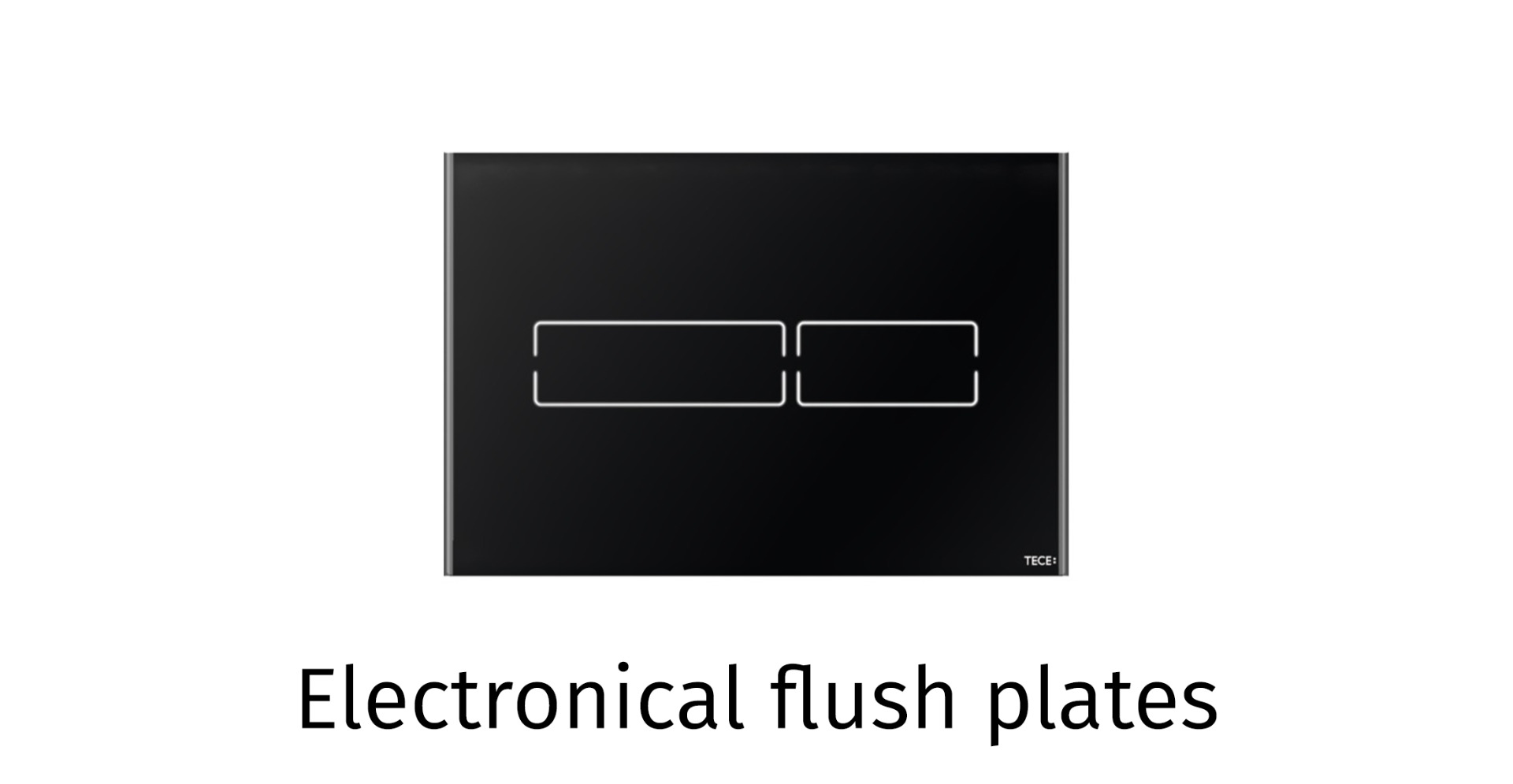 Electronical flush plates